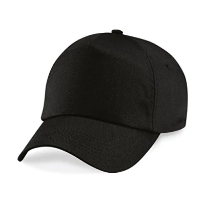Image of Beechfield Junior original 5 panel cap Black