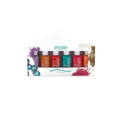 Image of Essie Bustling Bazaar Collection Gift Set, Includes Bright, Vibrant and Colourful Nail Polish Shades For Summer
