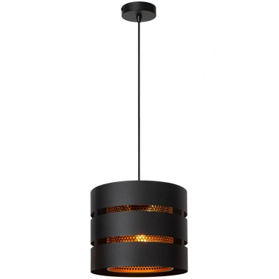 Image of Lucide ROSAS Pendant light 26 cm 1xE27 Black