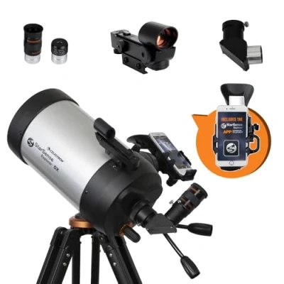Image of Celestron 22462 StarSense Explorer DX 5 Smartphone App Enabled Schmidt Cassegrain Telescope Works with to Help You Find Stars, Planets &amp; More iPhone/Android Compatible