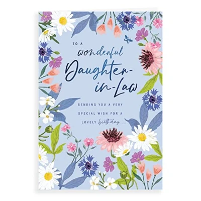 Image of Avant Garde Studios Birthday Card Daughter In Law 9 x 6 inches