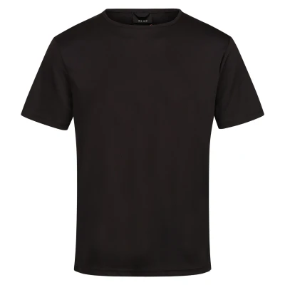 Image of Regatta Mens Pro Reflective Moisture Wicking T Shirt (Black) Size 3XL