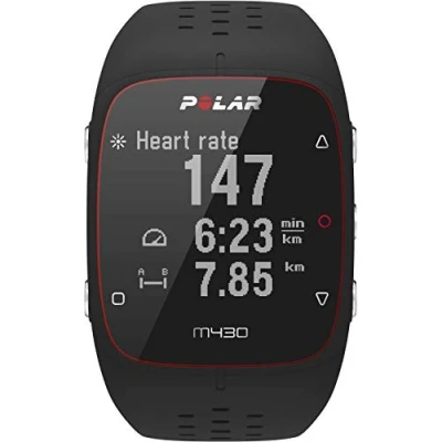 Image of Polar M430 Exclusive to Amazon GPS sports watch for running wrist heart rate tracker, 24/7 activity and sleep tracking, vibration alerts, size M, Bluetooth
