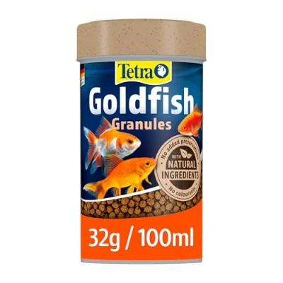 Image of Tetra Goldfish Fish Food Granules, Complete for All Smaller Goldfish, 32 g