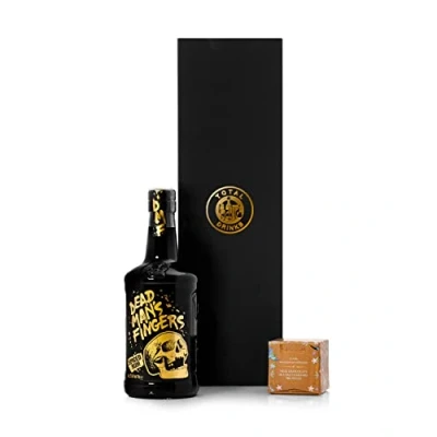 Image of Dead Man&#039;s Fingers Spiced Rum 70cl &amp; Chocolate Truffle Gift Box