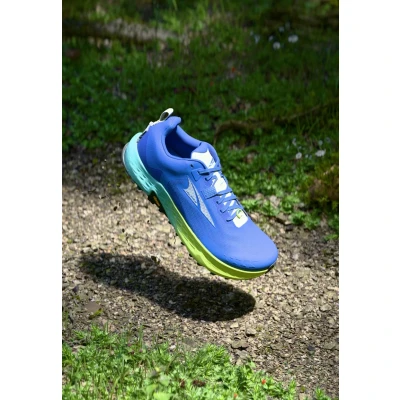 Image of ALTRA Men&#039;s TIMP 5 Trail Running Shoe, Blue/Lime, 11 UK