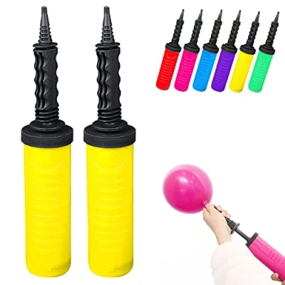 Image of Balloon Pump 2 Pack Hand Manual Inflator, Blower suitable for Party Decoration Balloons Arch Kit Garland Foil &amp; Confetti
