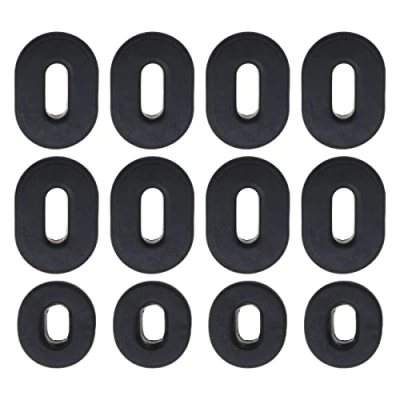 Image of Be In Your Mind 12PCS Motorcycle Rubber Side Cover Grommet Single Panel Fairing Washer Spacer for GS125 GN125 Replacement Parts
