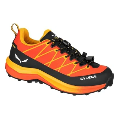 Image of SALEWA Unisex Kid&#039;s Wildfire 2 PTX K Sneaker, Red Orange Gold, 38 EU