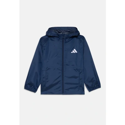 Image of adidas Performance RAIN Jacket Junior Unisex Windbreaker for kids, Size: 15 16y, Dark blue