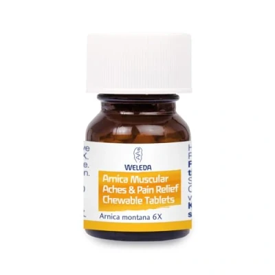 Image of Weleda Arnica 6X Tablets, Homeopathic Medicine for Accident Upset, Natural Remedies Women &amp; Men by 125 Tabs