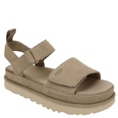 Image of UGG Women&#039;s Goldenstar Sandal, Sand, 5 UK