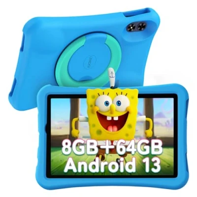 Image of UMIDIGI Kids Tablet 10.1 Inch, for Android 13, G2 Tab Tablets,8GB+64GB/TF 1TB,WiFi 6/Bluetooth5.0,Parental Controls Children Tablet, 6000mAh,8MP Dual Camera, Kid Proof Case,Blue