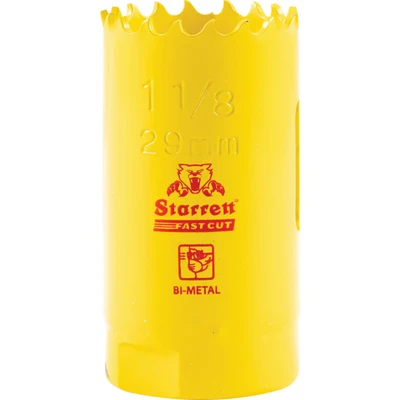 Image of Starrett Hole Saw, Yellow, 29 mm