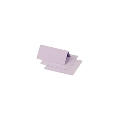 Image of Clairefontaine Ref 75028C Pollen Place Card (Pack of 25 Sheets) 85 x 40mm Sized, 210gsm Grained Card, Acid Free, Inkjet &amp; Laser Printer Compatible Intensive Lilac