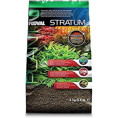 Image of Fluval Plant &amp; Shrimp Stratum Aquarium Planting Substrate, Brown, 4 kg