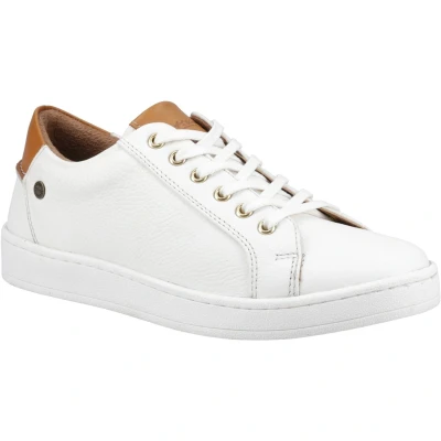 Image of Cotswold Radcot Womens Trainers White 4 UK
