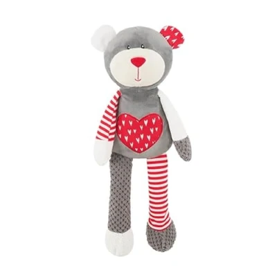Image of Cupid &amp; Comet Christmas Plush Squeaky Dog Toys (Festive Teddy Bear)