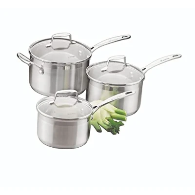 Image of ScanPan SP71060000 Impact 3 Piece Saucepan Set
