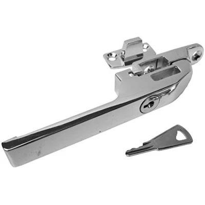 Image of Basta / Shaw Replacement Wood Timber Window Handle Locking Casement Fastener Polished Chrome
