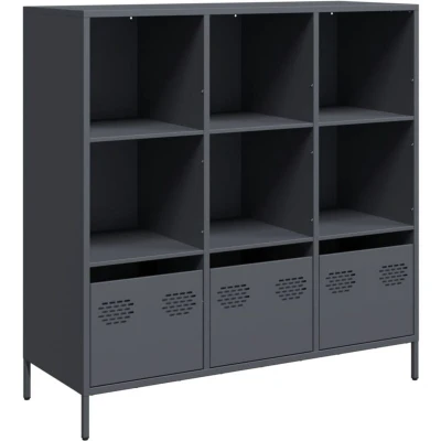 Image of vidaXL Highboard Anthracite 101.5x39x103.5 cm Steel