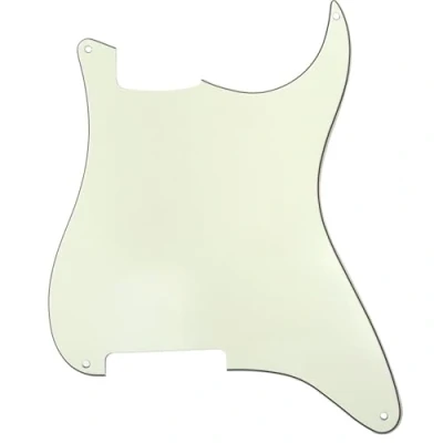 Image of Musiclily 4 Hole Guitar Stratocaster Pickguard Blanks Material for Strat Style Custom, 3Ply Ivory
