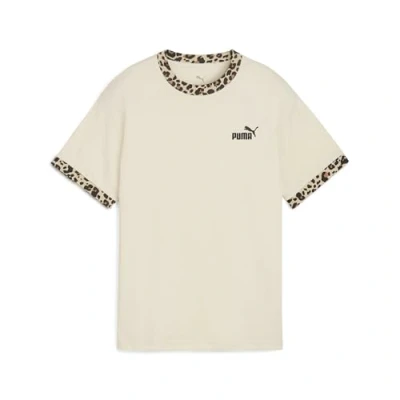 Image of Puma Graphic Animal Relaxed TEE Unisex Print Tshirt for kids, Size: 8y(7 8y), Alpine snow