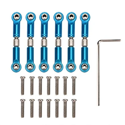 Image of Metal Steering Linkage Rod, RC Truck Upgrade Parts Rods Set for Lovers