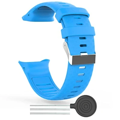 Image of WIIKAI replacement silicone strap for Polar Vantage V watch straps.