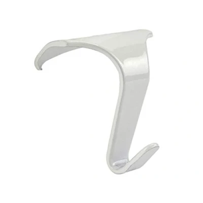 Image of Taskar White Picture Rail Hooks Contemporary/Heavy Duty (4 Pack)