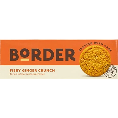 Image of BORDER FIERY GINGER CRUNCH 135G 12 PACK