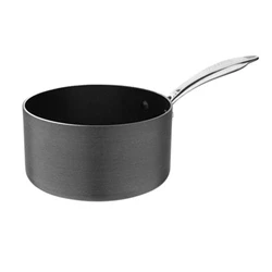 Image of Vogue Anodised Aluminium Non Stick Saucepan 18cm