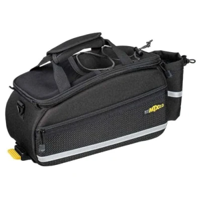 Image of Topeak MTX 2.0 TrunkBag EX Water Resistant Cycle Trunk Bag, Compatible with All QuickTrack Racks, Black