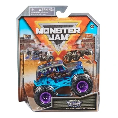 Image of Monster Jam 2023 Spin Master 1:64 Diecast Truck Series 32 Steel Reveal Son uva Digger
