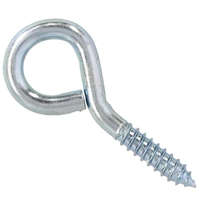 Image of fiXte® Zinc Plated Screw in Eye Steel, 55 mm (2.1/8 inch) Pack of 12
