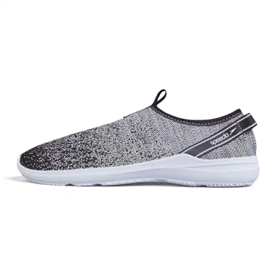 Image of Speedo Men&#039;s Surfknit Pro Water Shoes Aquashoes, Black/Monument, 12 UK
