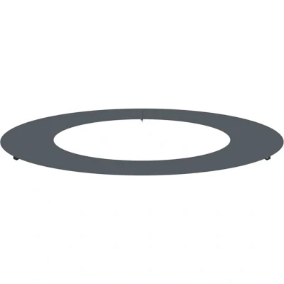 Image of vidaXL Anthracite Planter Plastic Large Big Round