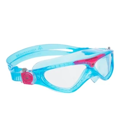 Image of Aquasphere Vista Jr Swim Goggles, Swimming Goggles For Children Aged 6 and over With UV Protection, Silicone Seal Anti Fog Leak Lenses Boys Girls