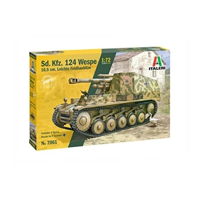 Image of Buyforless Italeri 1:72 Sd. Kfz. 124 Wespe Leichte Feldhaubitze Model Kit