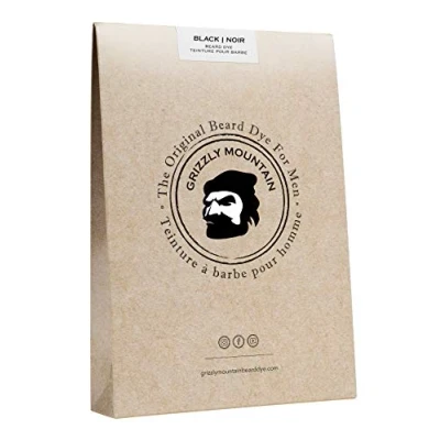 Image of Grizzly Mountain Beard Dye Organic &amp; Natural Black