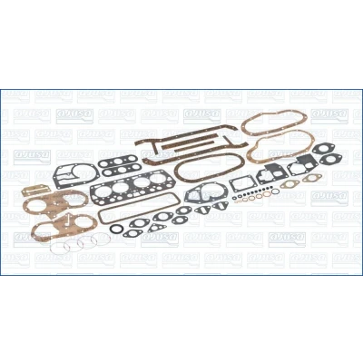 Image of 0980644600, 0980680000, 0996131600, 701450639, 701460365 Full gasket Set, engine AJUSA 50023500 with cylinder head RENAULT: 5 Hatchback