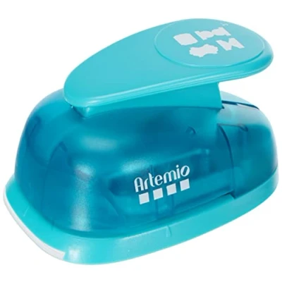 Image of Artemio Jumbo Lever Punch 7.6 cm 4 Labels #1, Green