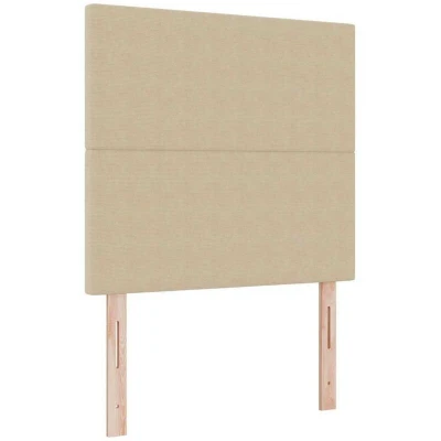 Image of vidaXL Headboard Plain Design Light Green Grey 90 cm Corduroy Fabric
