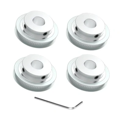 Image of Super Print GT2 Pulley 60 Teeth 8mm bore Timing Belt Aluminum 60T Wheel for 6mm Width 3D Printer,CNC (4pcs)