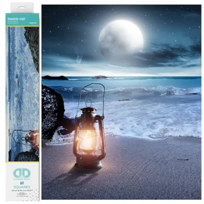 Image of DIAMOND DOTZ DQ10 Intermediate Kit, Seaside Vigil, 52 x 33cm