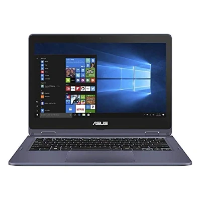 Image of ASUS VivoBook Flip TP202NA EH008TS Black Hybrid (2 in 1) 29.5 cm (11.6) 1366 x 768 pixels Touchscreen Intel® Celeron® N 4 GB 64 eMMC Wi Fi 5 (802.11ac) Windows 10 Home S (Renewed)