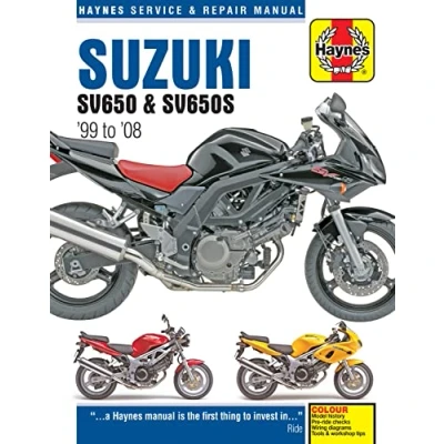 Image of Suzuki SV650 &amp; SV650S (99 08) Haynes Repair Manual (Paperback)