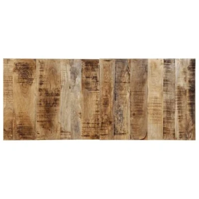 Image of vidaXL Headboard Solid Mango Wood/Wall Mounted/Industrial Style/120x80 cm