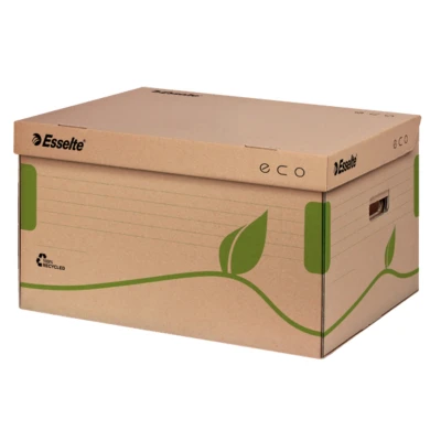 Image of Leitz Archive Box with Folding Lid ECO Brown, for Format DIN A4