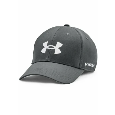 Image of Under Armour GOLF Cap, Men&#039;s, Size: One Size, Pitch gray